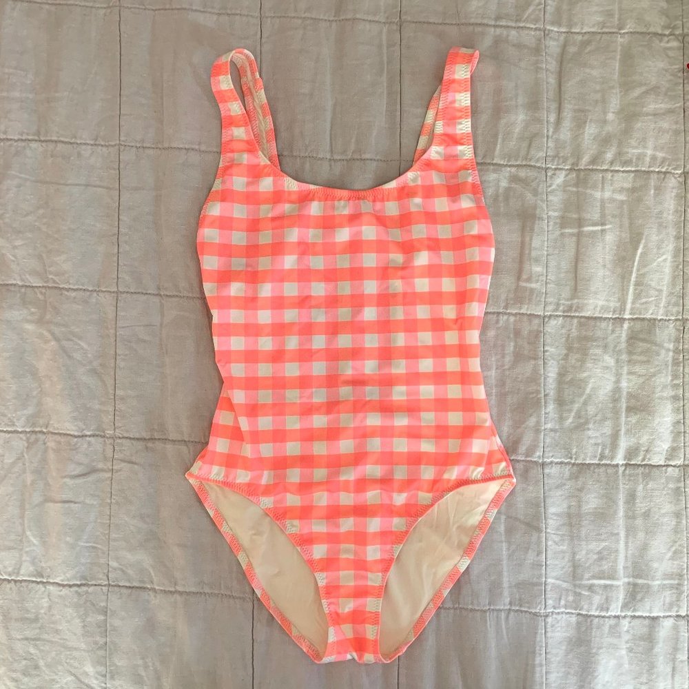 SOLID & STRIPED Anne-Marie Gingham Swimsuit